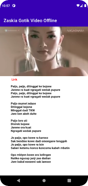 Zaskia Gotik Video Offline Screenshot 3