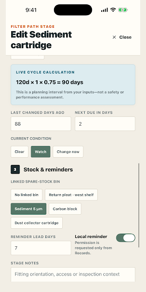 FilterFlow Filter Systems Screenshot 3