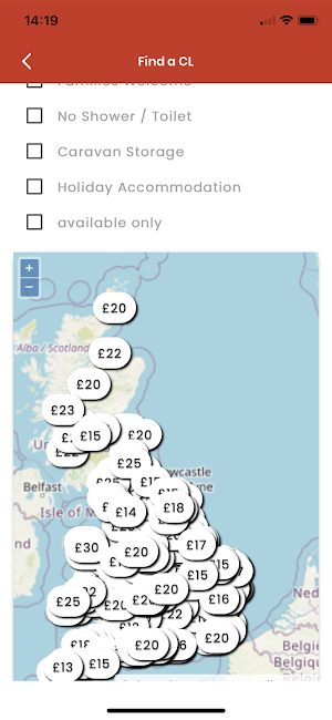 CLBooking Screenshot 2