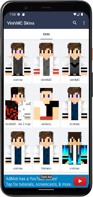 VinhMC Skins for Minecraft Screenshot 1