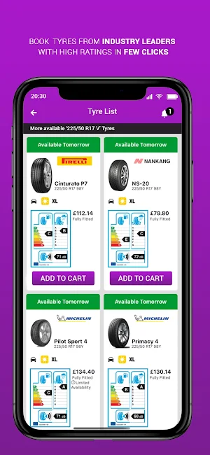 Trade Tyres Screenshot 2