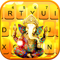 Lord Ganesha Keyboard Background
