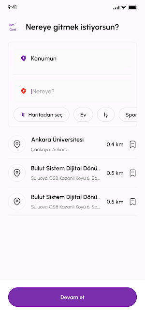 Movy: Ulaşım Platformu Screenshot 1