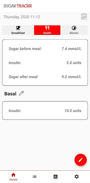 Sugar Trackr Screenshot 0