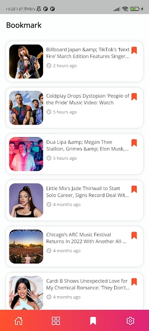 Music Blog Screenshot 2