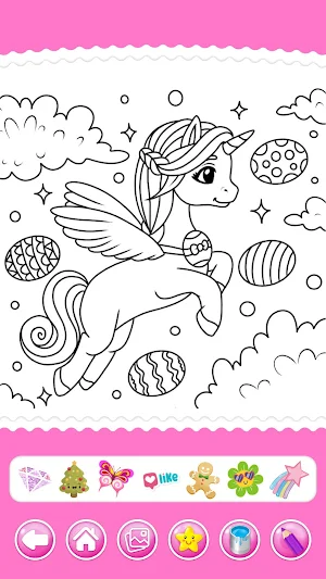 Easter Eggs Coloring pages Screenshot 3