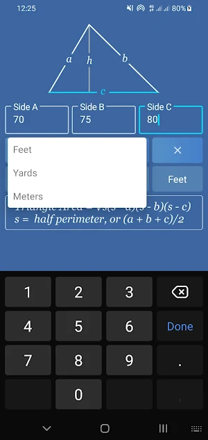 Easy Area, Calculator Screenshot 3