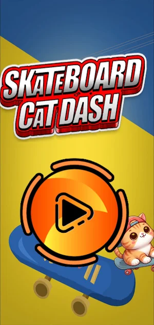 Skateboard Cat Dash Screenshot 0