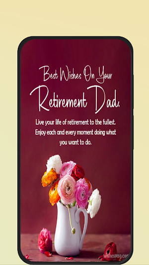 retirement messages Screenshot 3