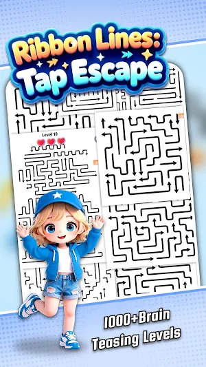Ribbon Lines: Tap Escape Screenshot 3