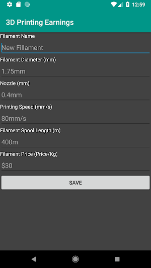 3D Printing Earnings Screenshot 1
