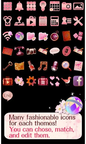 Colorful Theme Precious Pinks Screenshot 3