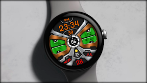 Digital Fnx347 Watch Face Screenshot 0