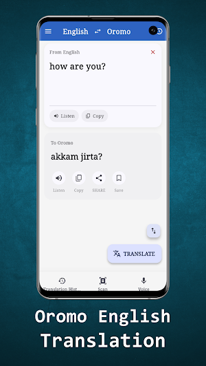 Oromo & Amharic Translator Screenshot 1