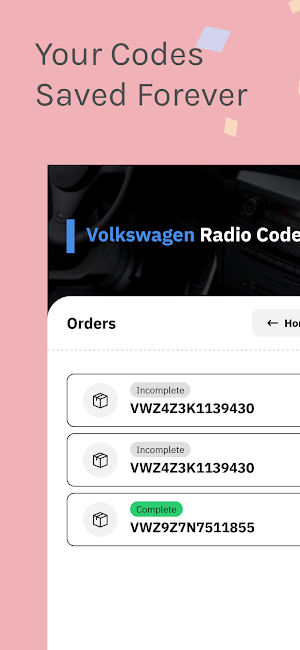 VW Radio Code Generator Screenshot 3