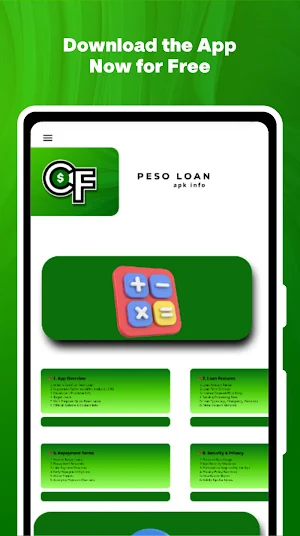 Peso Loan Cashflux App Info Screenshot 2