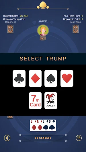 29 Card Game Legends Screenshot 1