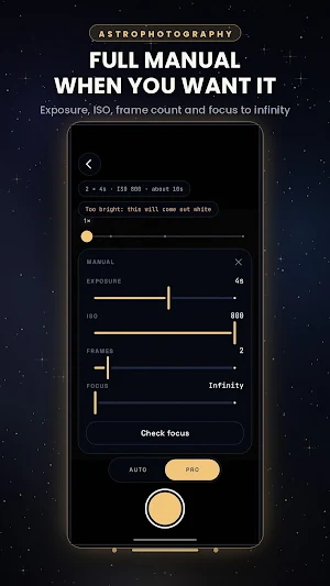 Astrophotography Camera Screenshot 2