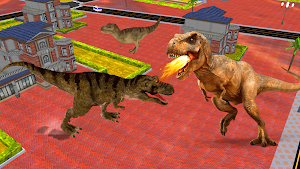 Dino vs Godzilla Attack 3D Screenshot 0