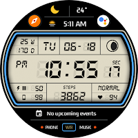 9INE 006e: Digital watch face
