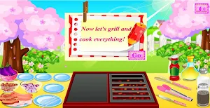 Girls Games cooking barbecue Screenshot 0