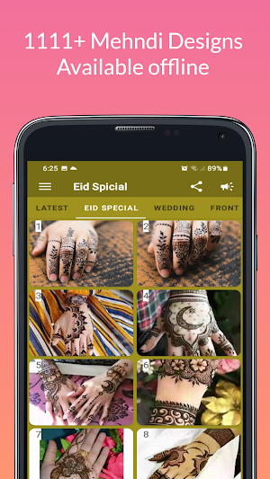 stylish Finger mehndi design Screenshot 0
