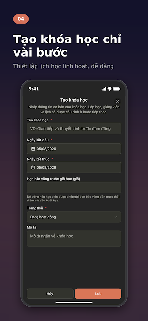 NQSoulmate - Quản lý học viên Screenshot 3