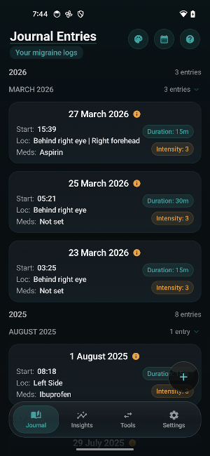 MigraInsight Screenshot 0