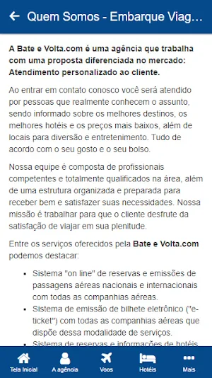 Bate e Volta.com Screenshot 1