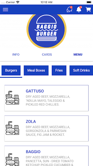Baggio Burger Screenshot 1