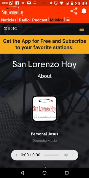 San Lorenzo Hoy Screenshot 2