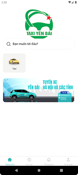 Taxi Yên Bái - Xe Liên Tỉnh Screenshot 0