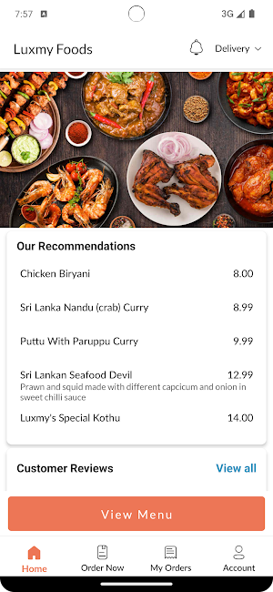 Luxmy Foods Screenshot 1