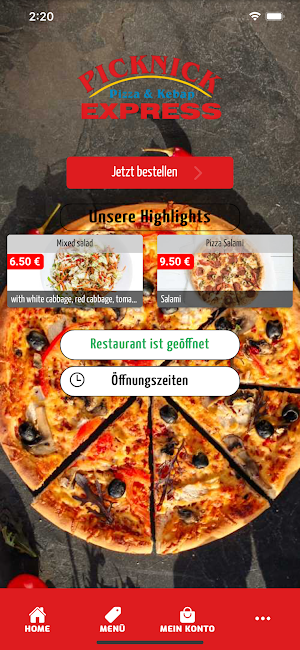 Picknick Pizza Kebap House Screenshot 0