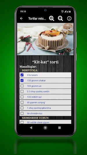 Tortlar retsepti Screenshot 2