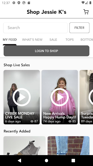 Shop Jessie K's Screenshot 1