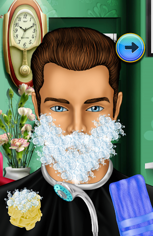 Barber shop Beard and Mustache -Fun Games for Kids Screenshot 2