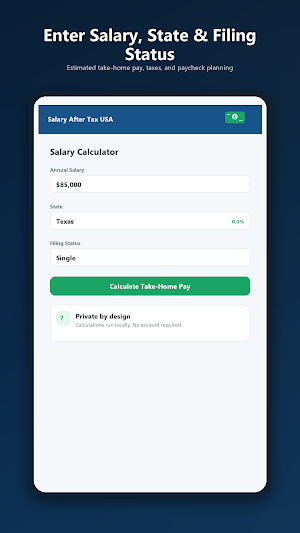 Salary After Tax USA Screenshot 1