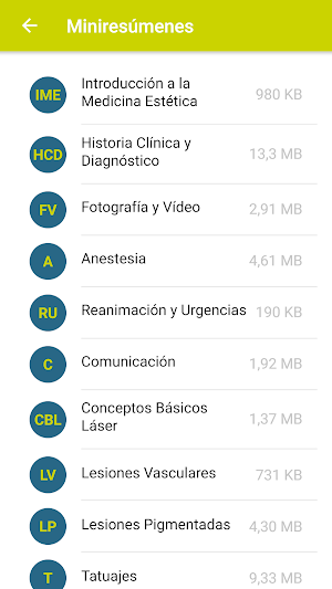 AMIR Máster Medicina Estética Screenshot 2