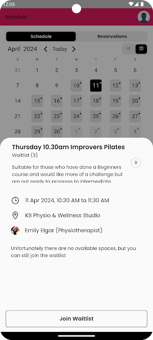 KB Physio & Wellness Screenshot 1