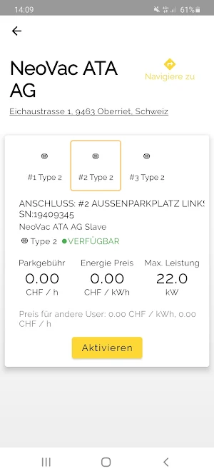 NeoVac myCharge Screenshot 2