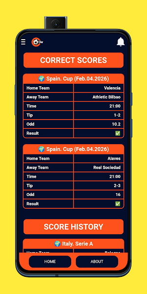 Oliv Scores Screenshot 2