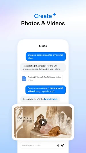 Migoo–Personalized AI For You Screenshot 1