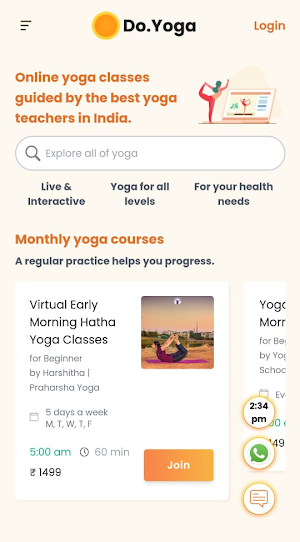 Do Yoga: Online Yoga Classes Screenshot 0