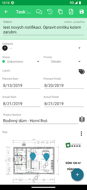 EDUtest modul úkolů Screenshot 0