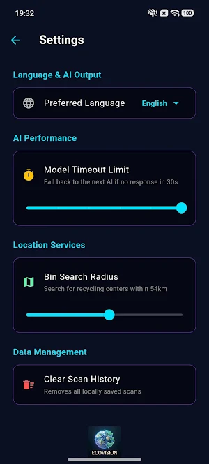 EcoVision Screenshot 0