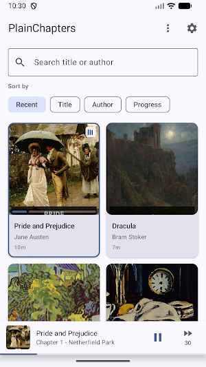 PlainChapters Audiobooks Screenshot 3