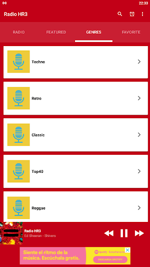 Radio HR3 App Screenshot 2