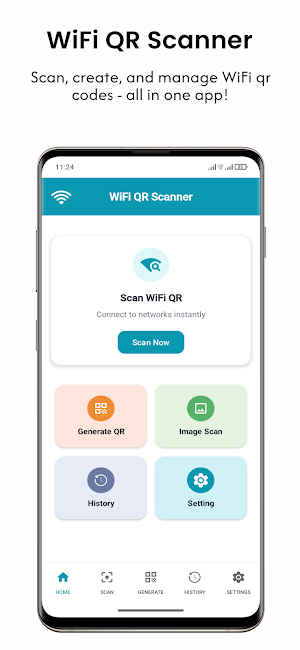 WiFi QR Code Scanner Screenshot 0