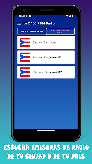 La X 100.7 Puerto Rico Radio Screenshot 2